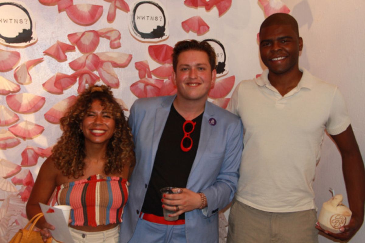 (L-R) Reagan Kirby, James Clements and Feyi Odebode | photo by Joe Pietropaolo (c) WWTNS at 